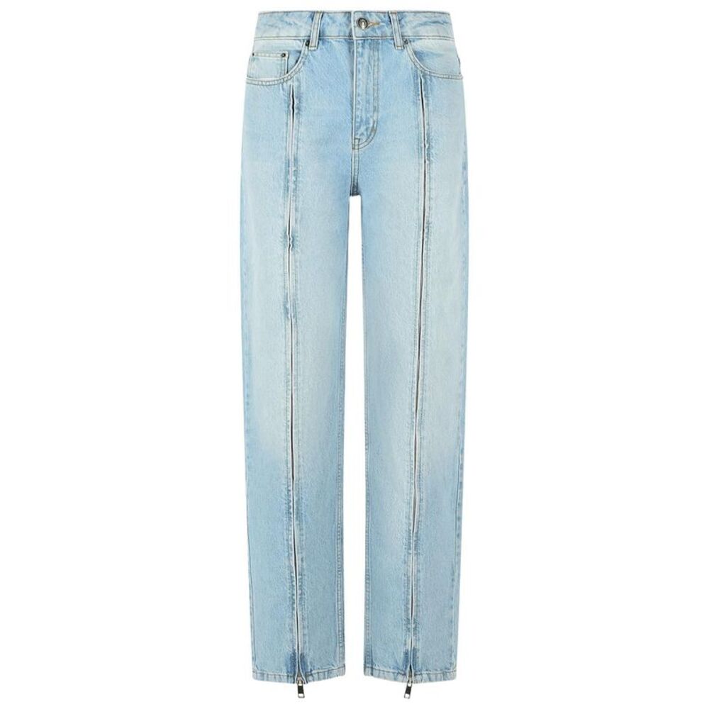 Rotate Light Blue Denim Jeans Women